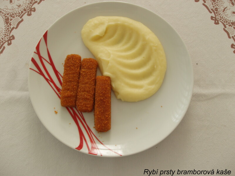 Rybí prsty bramborová kaše